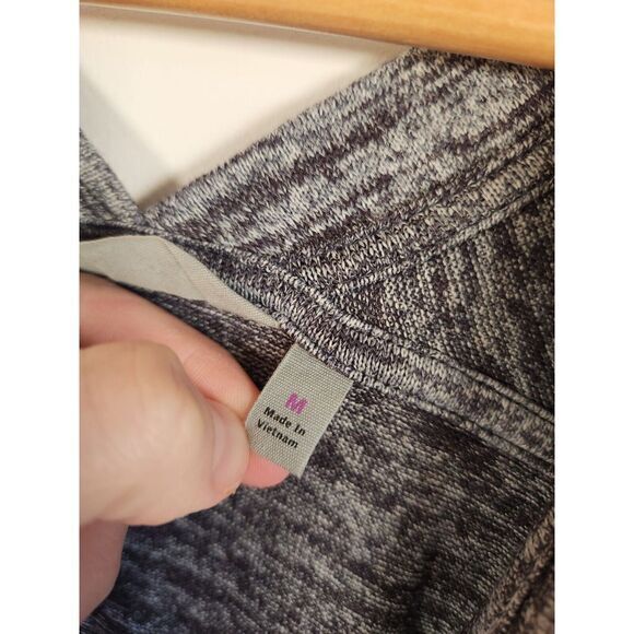 Athleta‎ Post Gray Wrap Open Front Cardigan Womens Medium - Picture 6 of 8